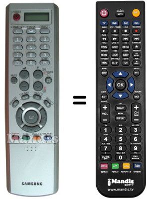 Replacement remote control Samsung LE40R86WDX/XEC Replacement remote control Samsung LE40R86WDX/XEC