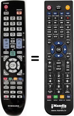 Replacement remote control Samsung LE40M51B Replacement remote control Samsung LE40M51B
