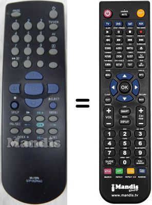 Replacement remote control Seg VCR5361