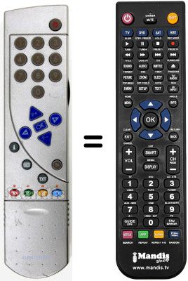 Replacement remote control Goodmans TP 910 C