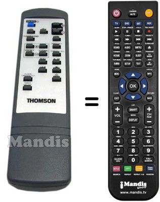 Replacement remote control Thomson AM1080 Replacement remote control Thomson AM1080