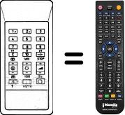 Replacement remote control RCT4503S