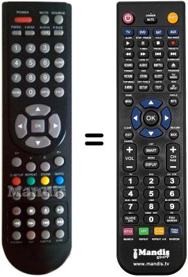 Replacement remote control United LED16X11