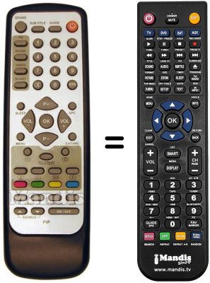 Gleichwertige Fernbedienung REMCON292