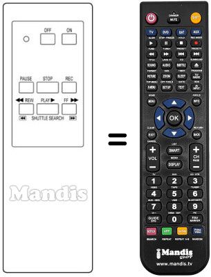 Replacement remote control REMCON784 Replacement remote control REMCON784
