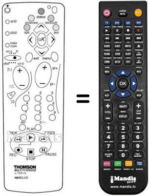 Replacement remote control REMCON334 Replacement remote control REMCON334