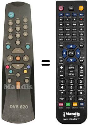 Replacement remote control Vestel DVB840CI
