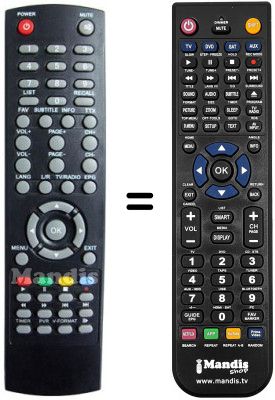 Gleichwertige Fernbedienung DICRA REMCON884