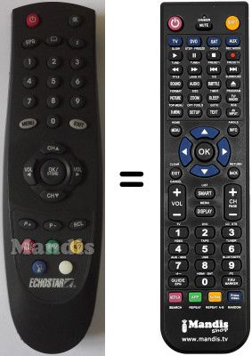 Gleichwertige Fernbedienung Echostar DSB2200