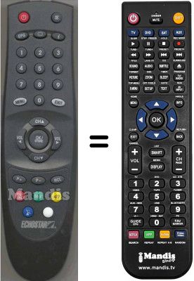 Gleichwertige Fernbedienung Echostar DSB1200VIACCESS