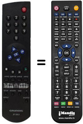 Replacement remote control Grundig GDV200