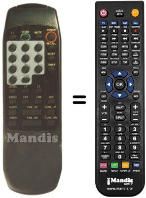 Replacement remote control Fenner FSAT3