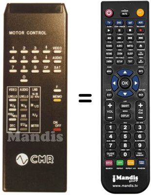 Replacement remote control CMR GALILEO6000
