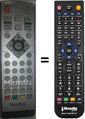 Replacement remote control KOOLTEK S263UC