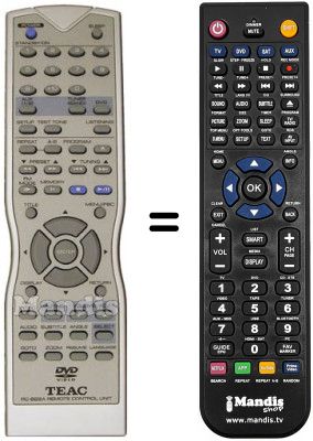 Replacement remote control TEAK PL-D2000