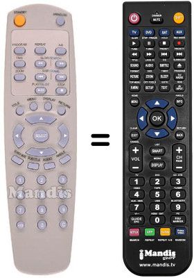 Replacement remote control Techwood TW2510