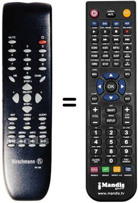 Gleichwertige Fernbedienung RC425