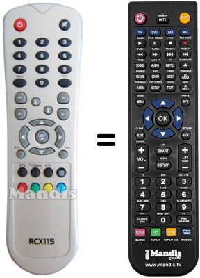 Gleichwertige Fernbedienung Medion MD24242