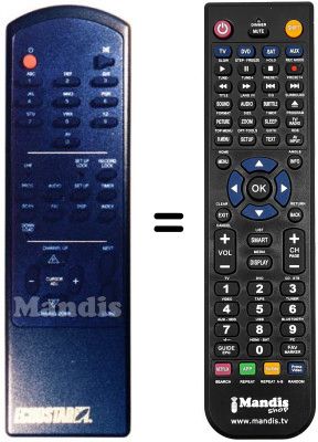 Replacement remote control Echostar SR90VC