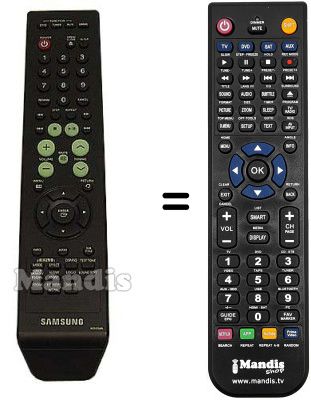 Gleichwertige Fernbedienung Samsung AH59-01644A Gleichwertige Fernbedienung Samsung AH59-01644A