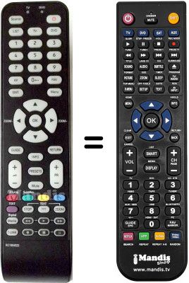 Replacement remote control Thomson 26HE8022
