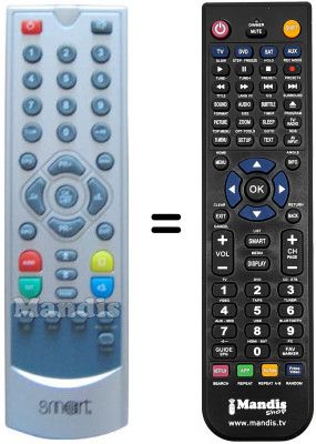 Replacement remote control NESX TNT01