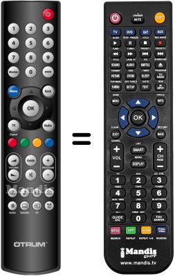 Replacement remote control WHV15734W