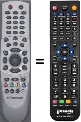 Replacement remote control WHV15363W