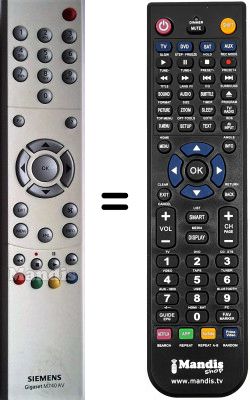 Gleichwertige Fernbedienung Siemens WHV3925W