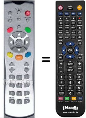 Gleichwertige Fernbedienung Siemens SEC0630