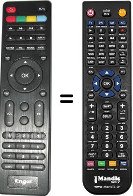 Replacement remote control HVS53489