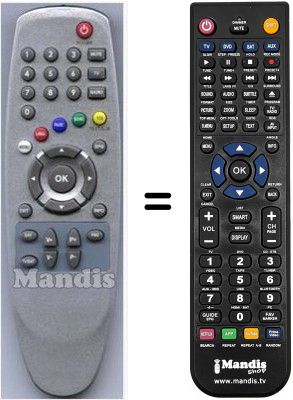 Replacement remote control HVS53350