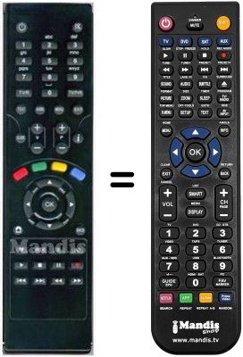 Gleichwertige Fernbedienung HVS53469