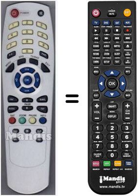 Replacement remote control Smart HVS53482