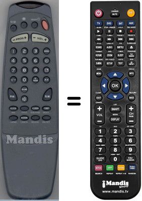 Replacement remote control WHV3976