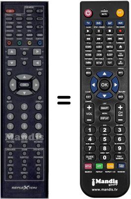 Replacement remote control WHV14277