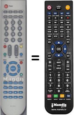 Replacement remote control WHV14447