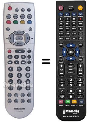 Replacement remote control Hitachi SEC3469