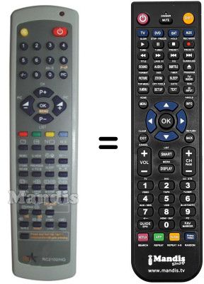 Replacement remote control SEC2373