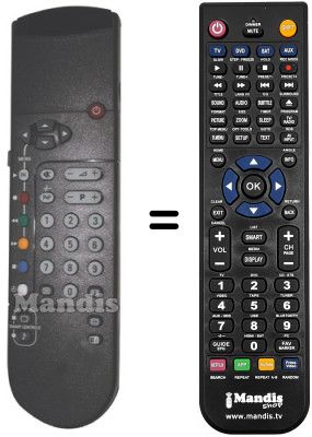 Replacement remote control Philips WHV7612