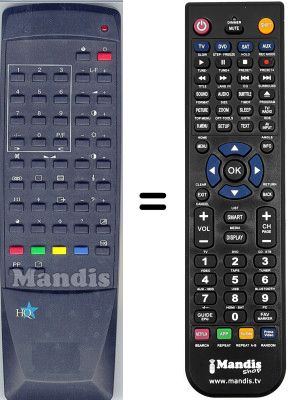 Gleichwertige Fernbedienung WHV7922