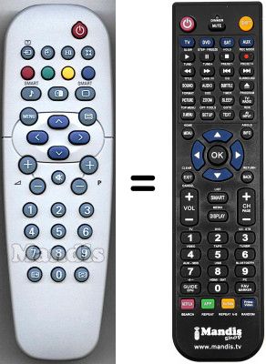 Replacement remote control Philips WHV15719