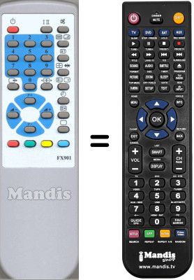 Replacement remote control WHV3384