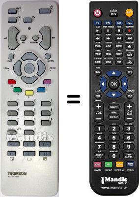 Gleichwertige Fernbedienung Thomson WHV3437