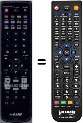 Gleichwertige Fernbedienung WHV3339