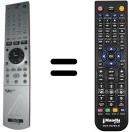 Replacement remote control RMTD225P